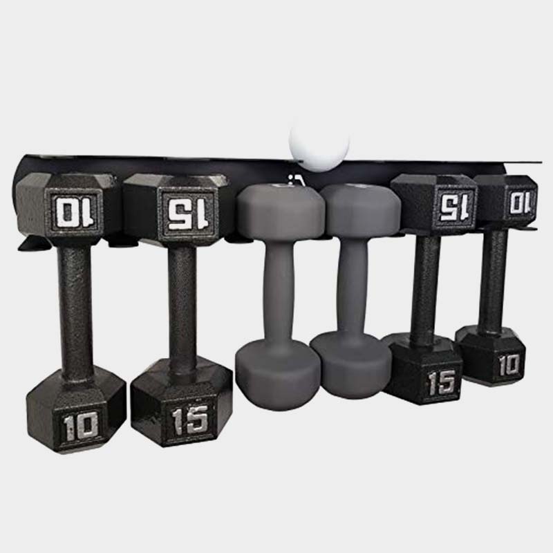 IRON AMERICAN Universal Dumbell and Spray Bottle Wall Rack